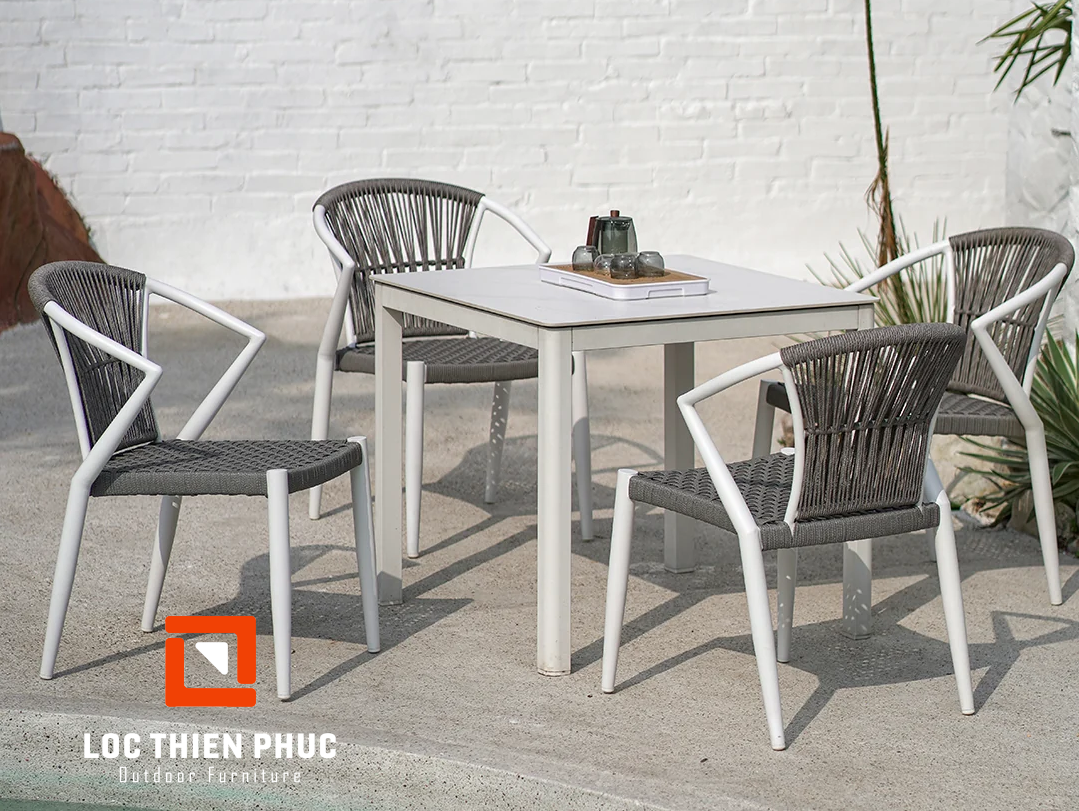 Bàn ghế cafe LTP55003 Bàn ghế cafe LTP55003