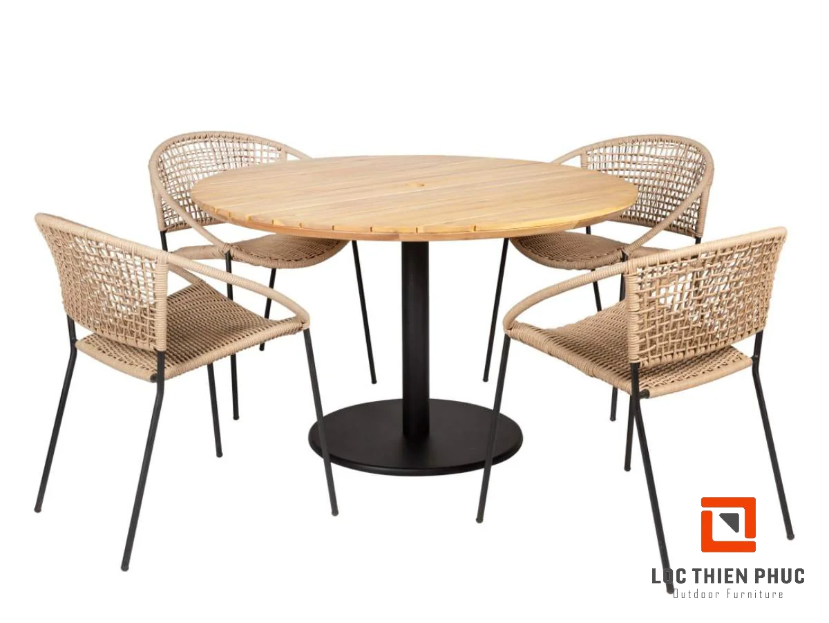 Bàn ghế cafe LTP55004 Bàn ghế cafe LTP55004