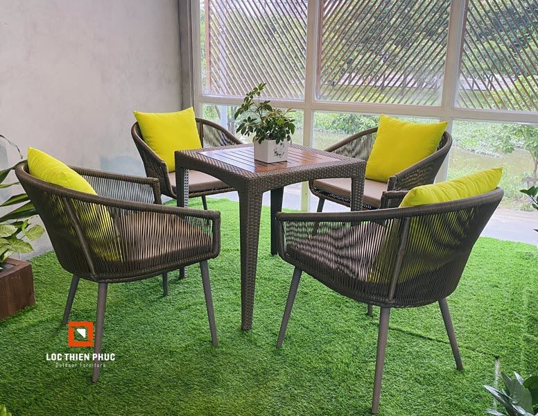 Bàn ghế cafe LTP6012A Bàn ghế cafe LTP6012A