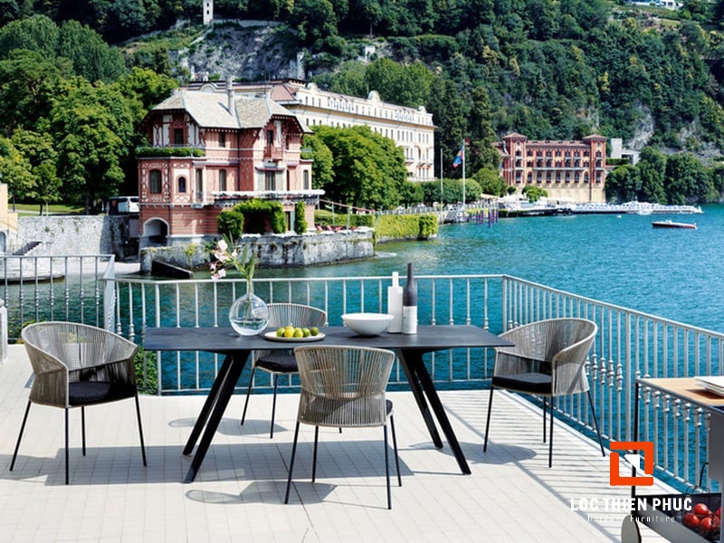 Bàn ghế giả mây LTP22003 Bàn ghế giả mây LTP22003
